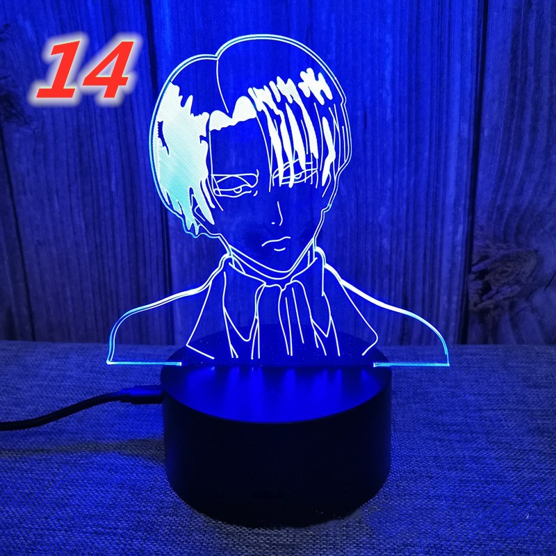 Đèn Led 3d Hình Nhân Vật Phim Attack On Titan