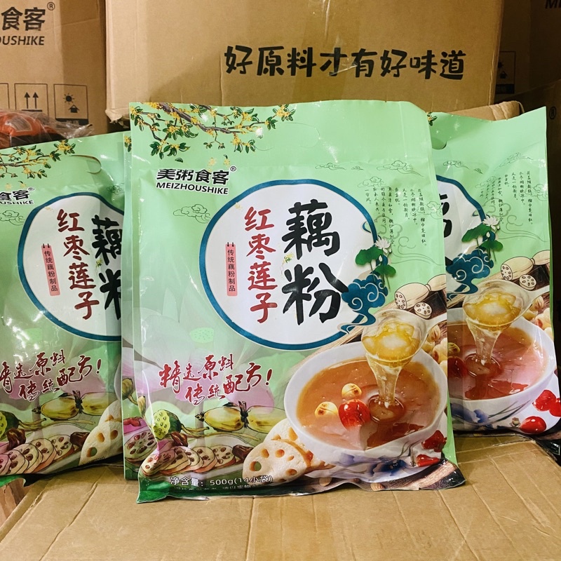 BỘT CỦ SEN TÁO ĐỎ DƯỠNG NHAN GIẢM CÂN 500G