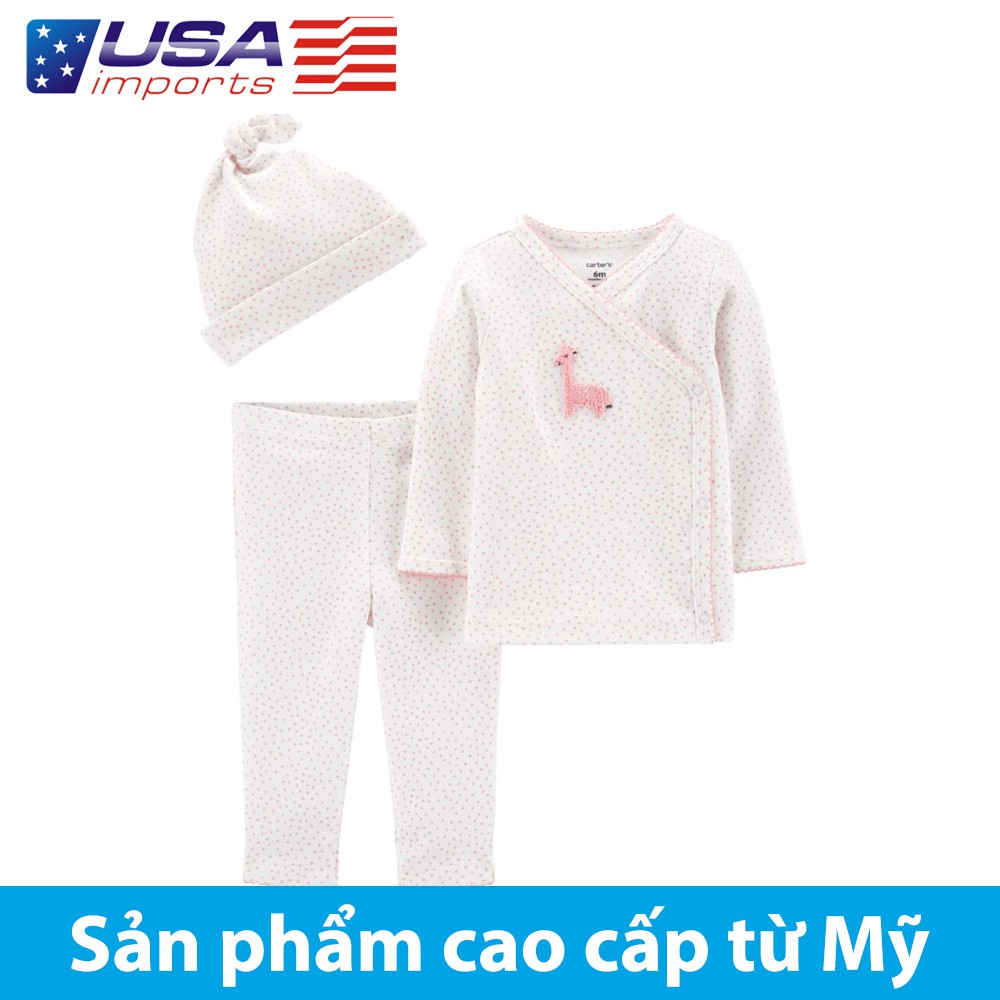 Set 3 món áo kèm quần Car-tờ Auth Từ Mỹ (17583010)