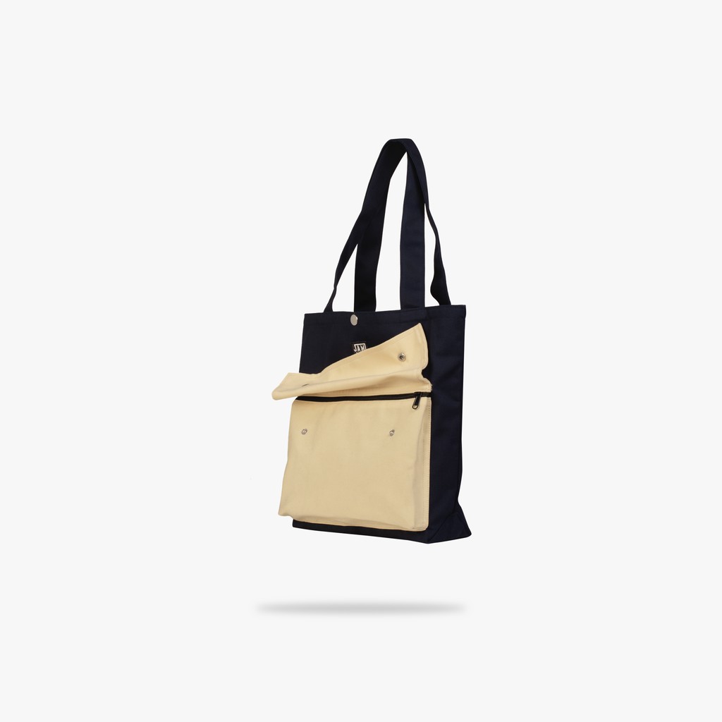 Jamlos Buddy Tote - Túi tote thời trang vải canvas nhiều ngăn đi học đi làm đi chơi vừa A4