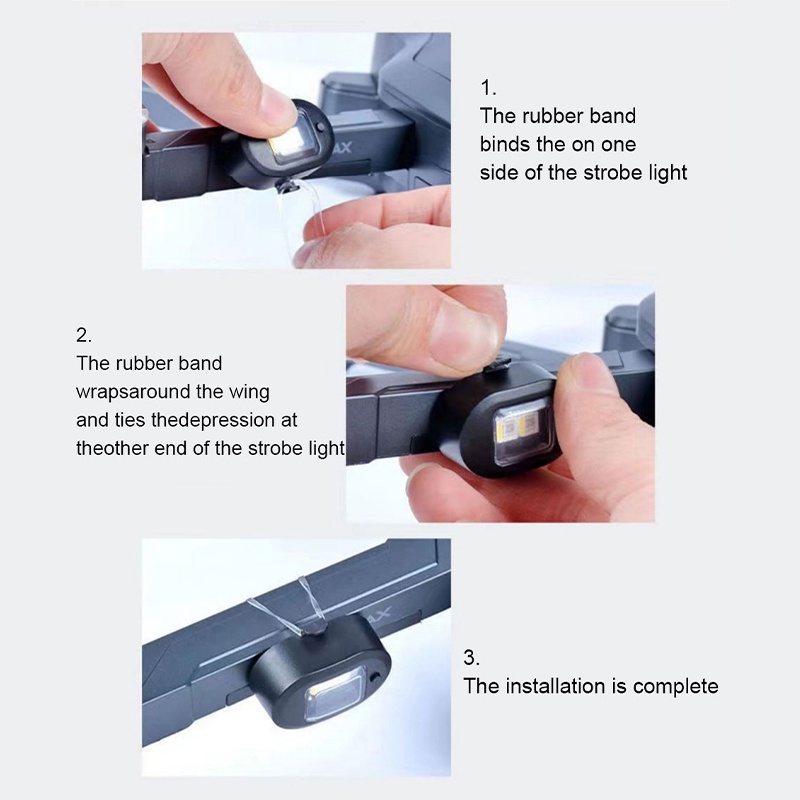 SEAMETAL Đèn nhấp nháy xe máy đa chế độ gắn xe máy sạc USB