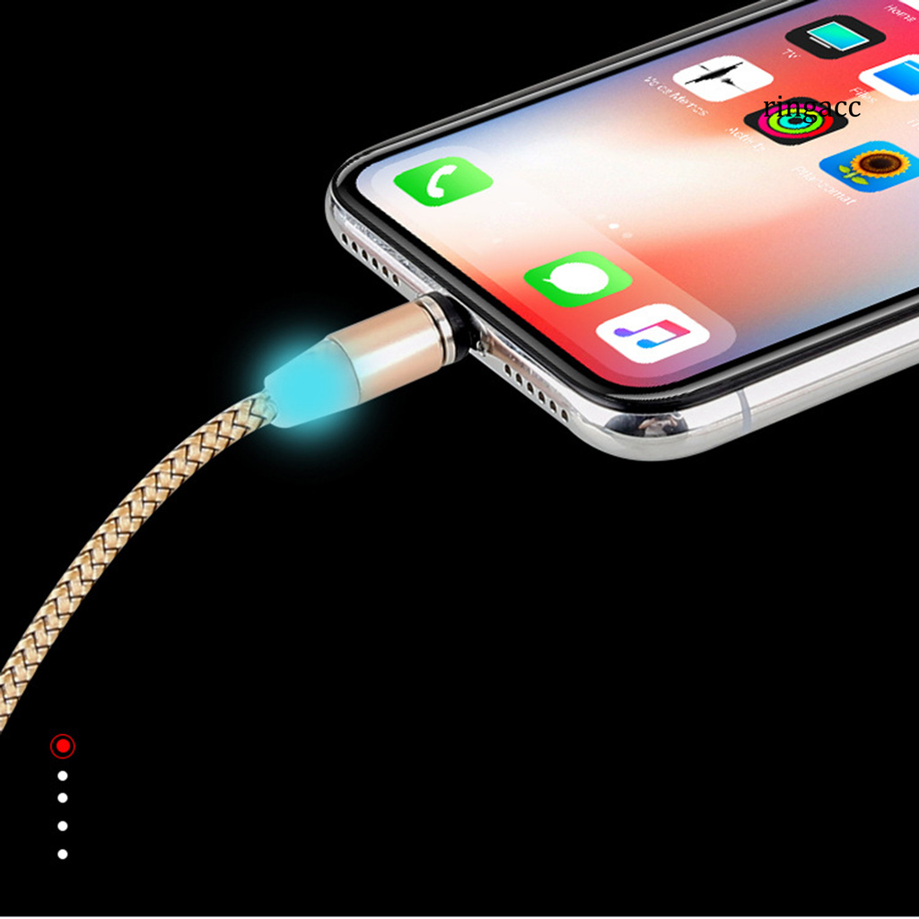 Cáp Sạc Nhanh Từ Tính Ra-3A Cổng Micro Usb Cho Điện Thoại