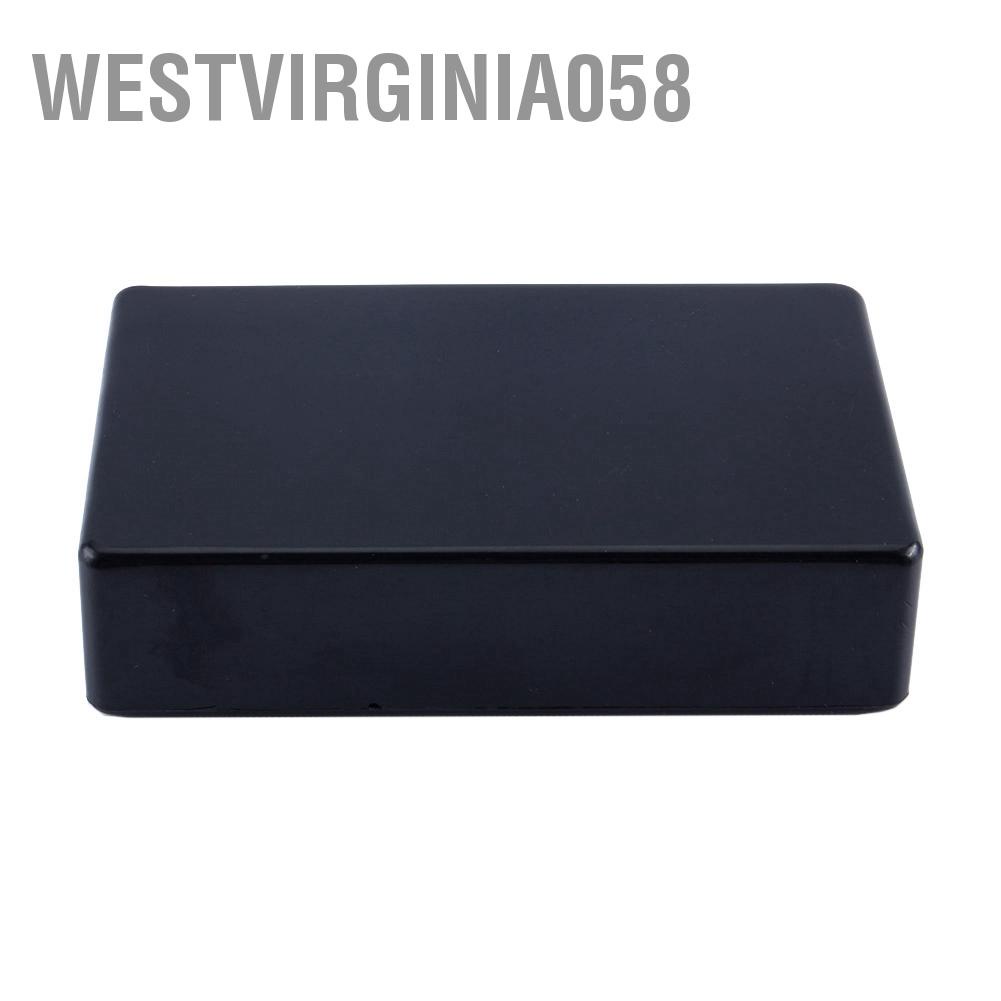 Westvirginia058 Plastic Power Junction Box Electronic Project Instrument Case 100x60x25mm