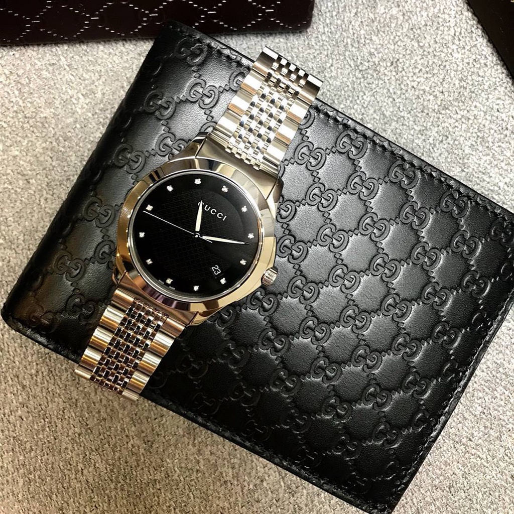 Đồng Hồ Nam Gucci G-Timeless Medium Stainless Steel YA126405