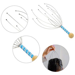 Dụng cụ mát xa đầu màu trơn giúp giúp giảm căng thẳng thư giãn đầu tóc hiệu quả