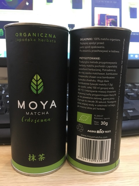 Bột matcha trà xanh hữu cơ Nhật Bản