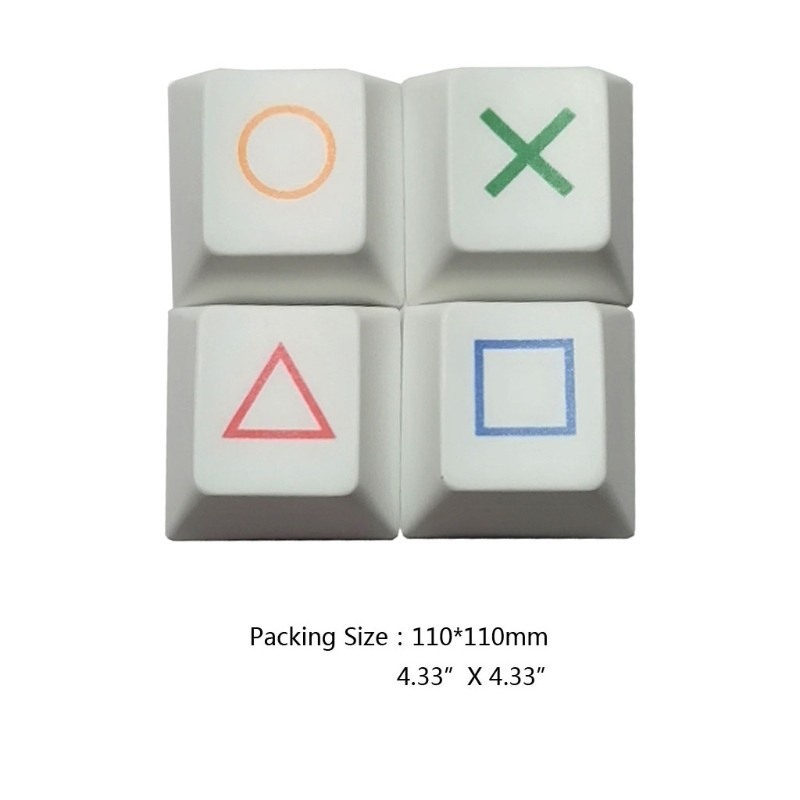 Set 4 Nắp Bọc Phím Cơ Chơi Game Pbt Oem Hình Mũi Tên