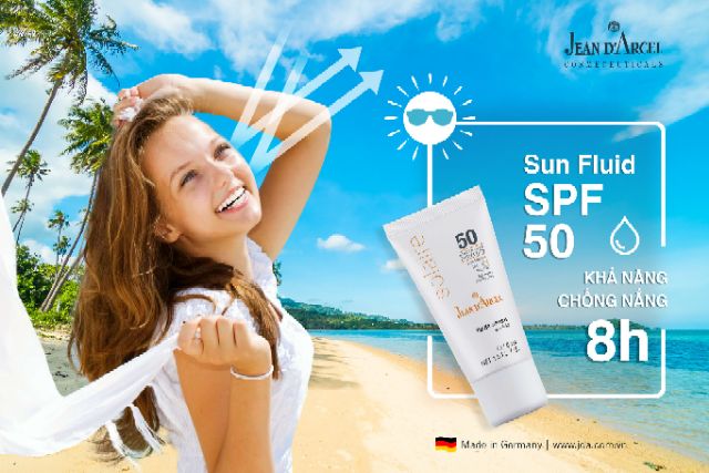 SỮA DƯỠNG CHỐNG NẮNG JEAN D'ARCEL SUN FLUID SPF50 50ml