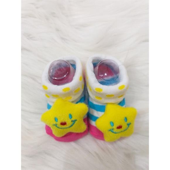 SET NÓN BAO TAY BAO CHÂN SƠ SINH - vớ 3d ngôi sao xinh xắn - ĐỒ DÙNG SƠ SINH