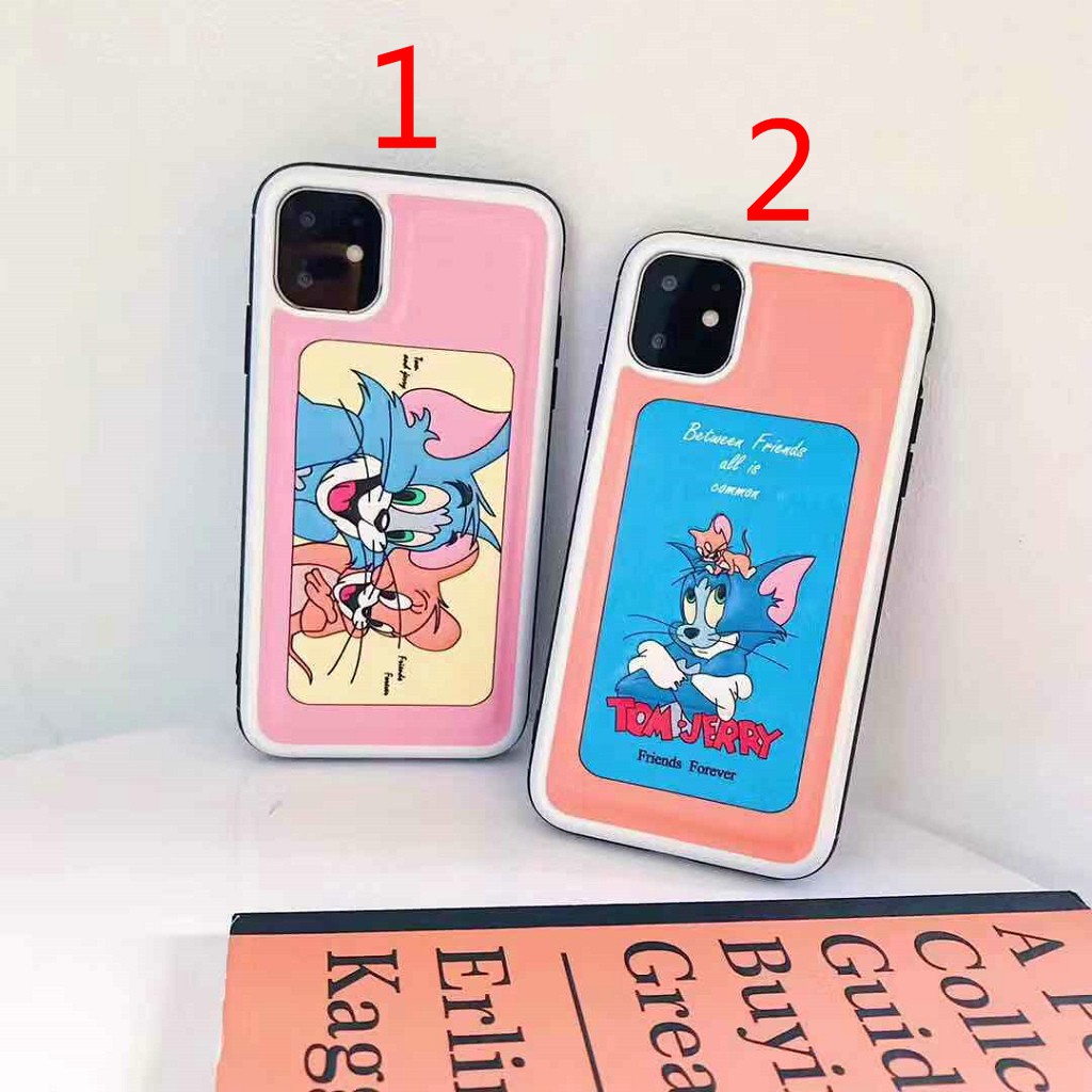 Ốp lưng iphone 11 11 pro 11 pro max Cat và Mouse Soft TPU
