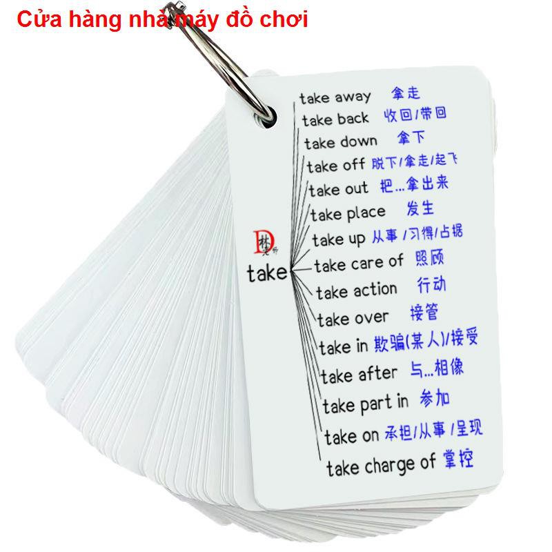 đồ chơiCác cụm động từ cốt lõi bắt buộc trong tiếng Anh, giới từ, phải ghi nhớ, ghép cố định, thẻ học vựng