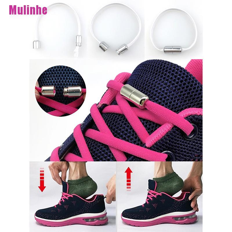 [Mulinhe] 10 Dây Buộc Giày Dẹt Không Cần Buộc Neo Phẳng