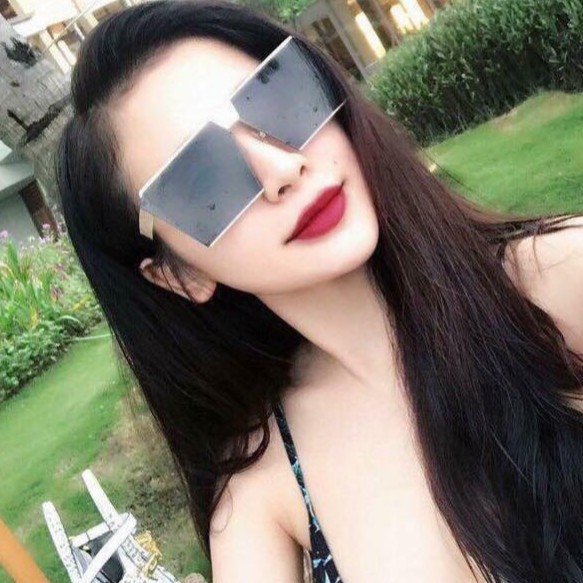 0077 Siêu Phẩm Mắt Kính Xi Phẳng Nam Nữ Sang Chảnh | BigBuy360 - bigbuy360.vn