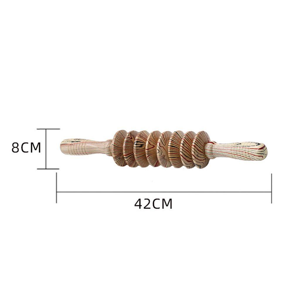 ANEMONE Dụng Cụ Con Lăn Bằng Gỗ Mát Xa Cơ Thể Giảm Mỡ Thừa