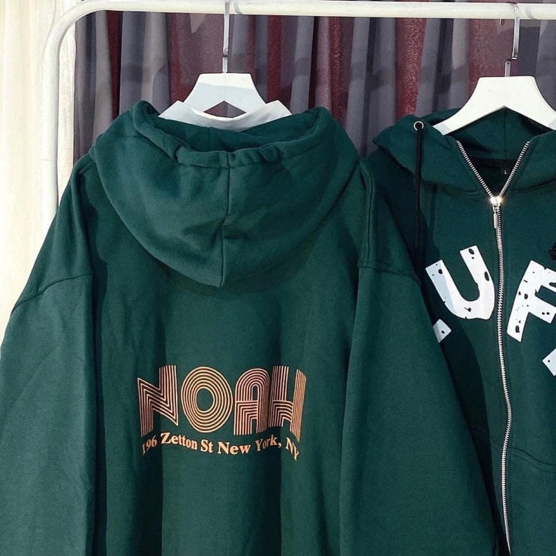 HOODIE NOAH XANH RÊU - freesize