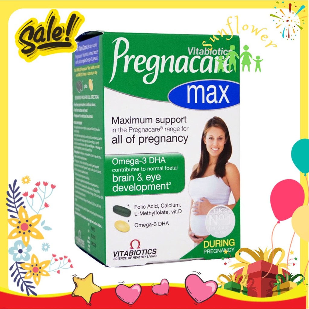 Vitamin tổng hợp cho bà bầu Pregnacare Max 84 viên của Anh