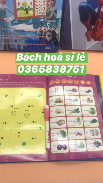 Sách Nói Điện Tử Song Ngữ Anh- Việt Phiên Bản Mới Giúp Trẻ Học Tốt Tiếng Anh Phát Triển Tư Duy Não Bộ