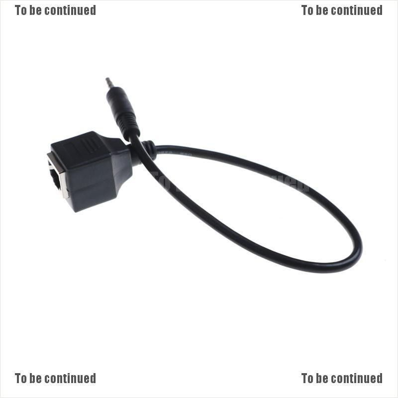 Cáp Chuyển Đổi Âm Thanh Từ 3.5mm 1 / 8 "Trs Sang Rj45