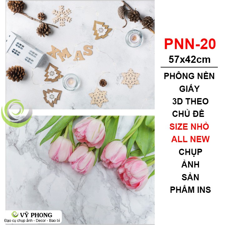 PHÔNG NỀN GIẤY 3D SIZE 57x42CM 2 MẶT ALL THEO CHỦ ĐỀ HOA HỒNG CHỤP PHỤ KIỆN MỸ PHẨM THỨC ĂN ĐẠO CỤ CHỤP ẢNH INS PNN-20