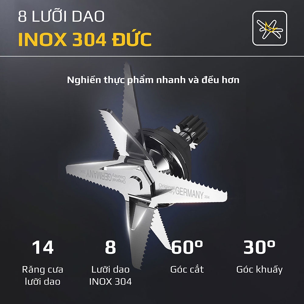 Máy Làm Sữa Hạt OLIVO X20 - 12 Chức Năng - Dung Tích 1.75L - Công Suất 1800W
