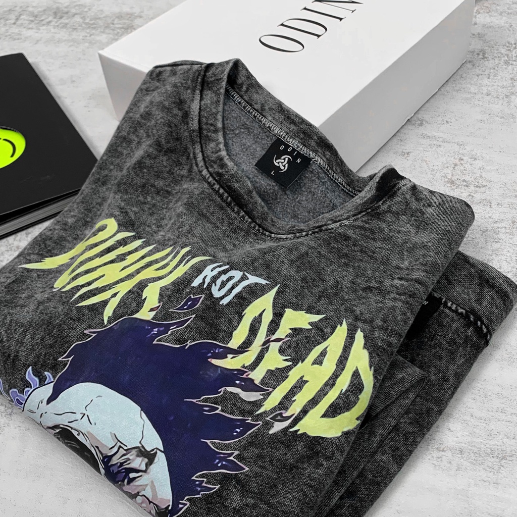 Áo Sweater OD Oversize Rocker, áo nỉ dài tay Unisex ODIN CLOTHING | BigBuy360 - bigbuy360.vn