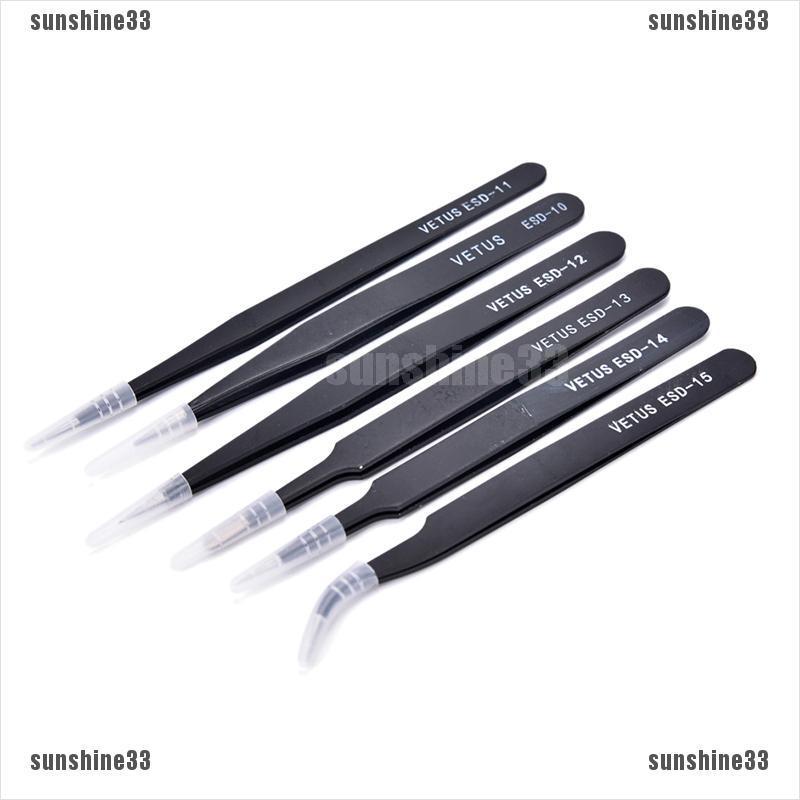 6 Nhíp Inox Chống Tĩnh Điện ESD