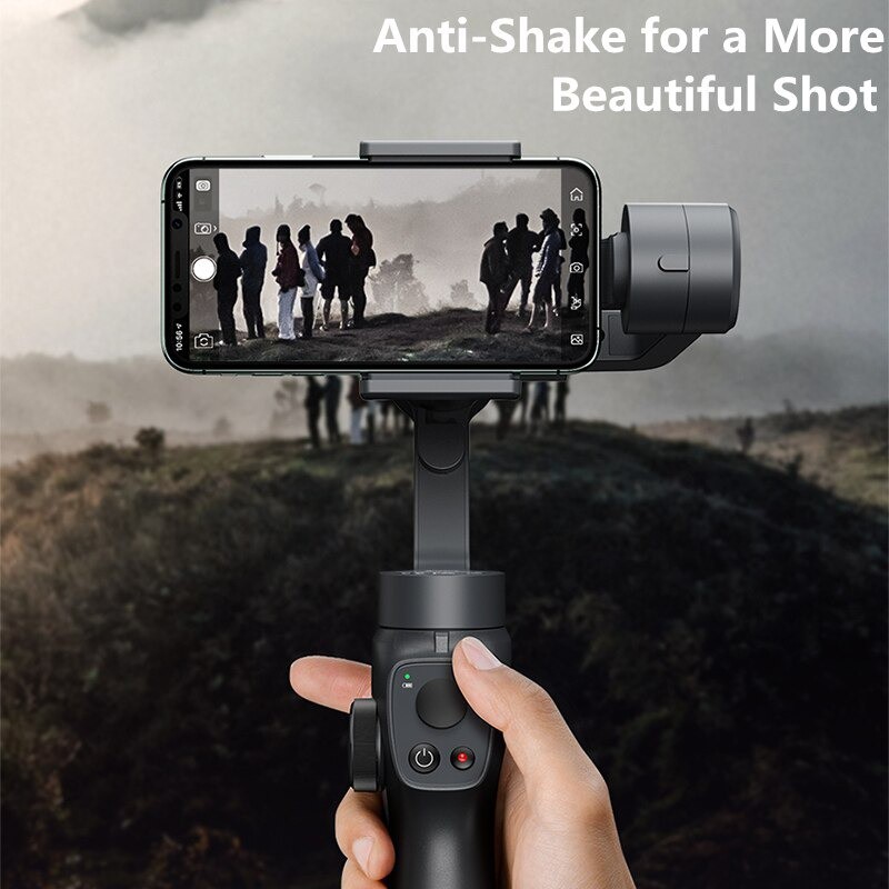 Tay cầm chống rung đa năng cho điện thoại Baseus Gimbal Stabilizer ( 3-Axis Handheld , w/Focus, Pull &amp; Zoom, Smartphone)