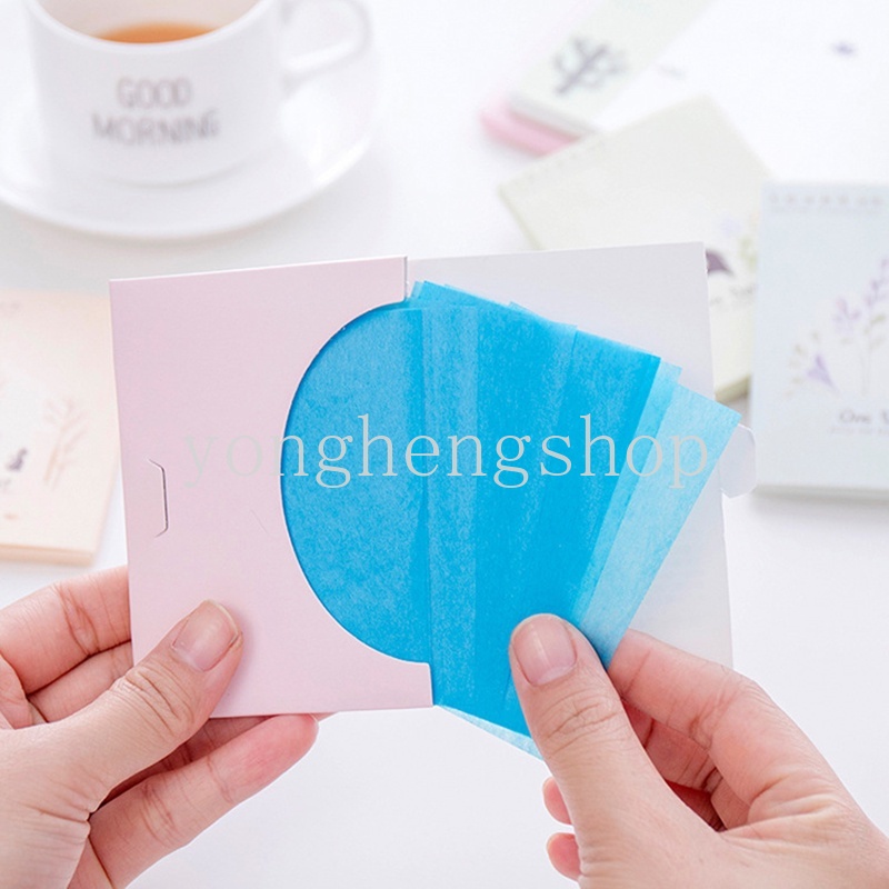 Hộp 50 Tờ Giấy Thấm Dầu Cho Da Mặt Tiện Dụng