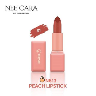 🍑Son Thỏi Lì Mềm Mịn Nee Cara Peach N613