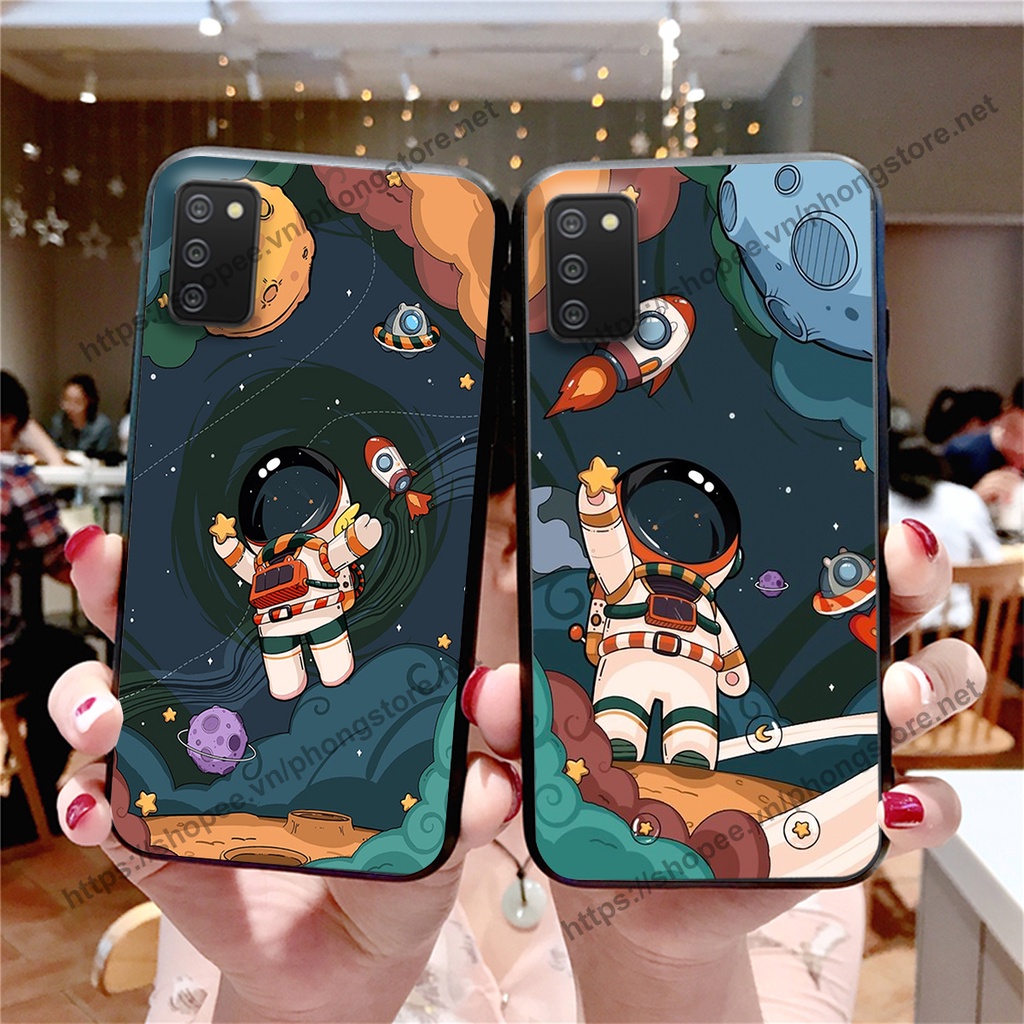 Ốp lưng Samsung A02s / A03s vũ trụ phi hành gia cực hot siêu cute-rẻ-bền