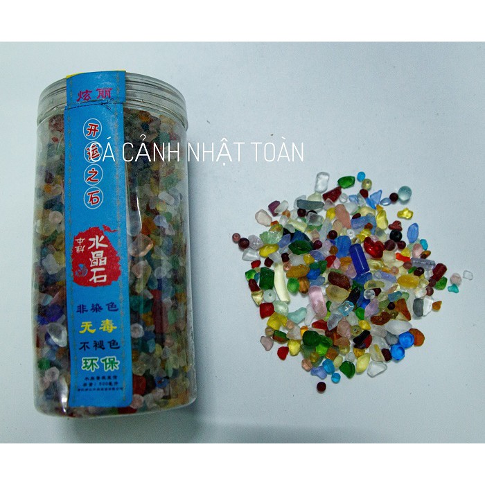 SỎI NHẬP ĐỦ MÀU TRANG TRÍ BỂ CÁ, CÂY CẢNH, NHÀ CỬA 800G