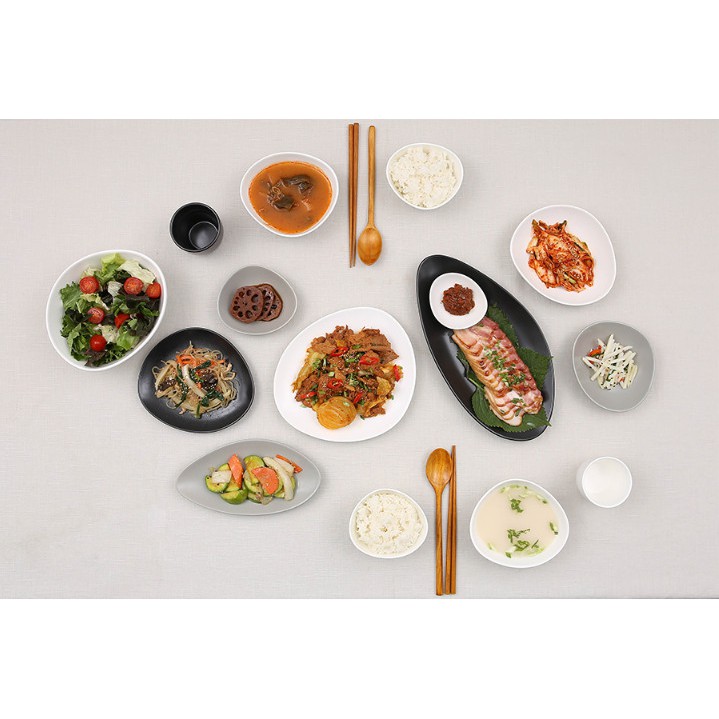Đĩa chia đồ ăn Pebble 12.8 cm - Erato - Hàng nhập khẩu Hàn Quốc