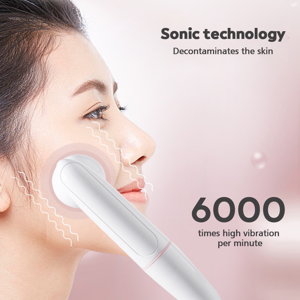Máy rửa mặt cầm tay mini đa năng máy chăm sóc da mặt massage - Rửa Sạch Sâu Da Mặt