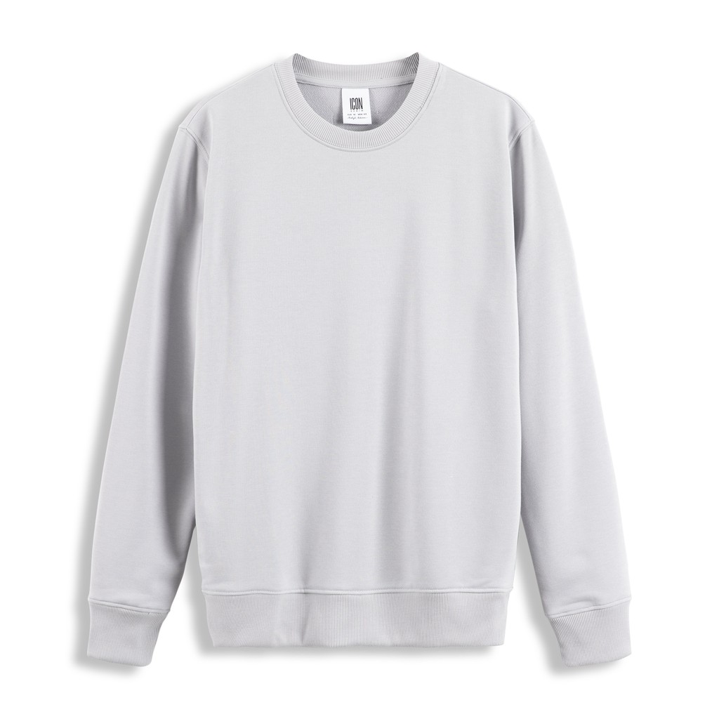 Áo Nỉ Trơn Tay Dài ICON DENIM Feel Good Basics | BigBuy360 - bigbuy360.vn