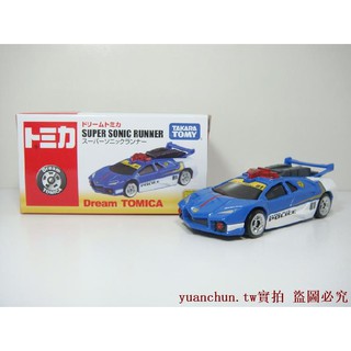 Mô Hình Xe Cảnh Sát Đồ Chơi Tomica Takara Card Dream Sonic Runner