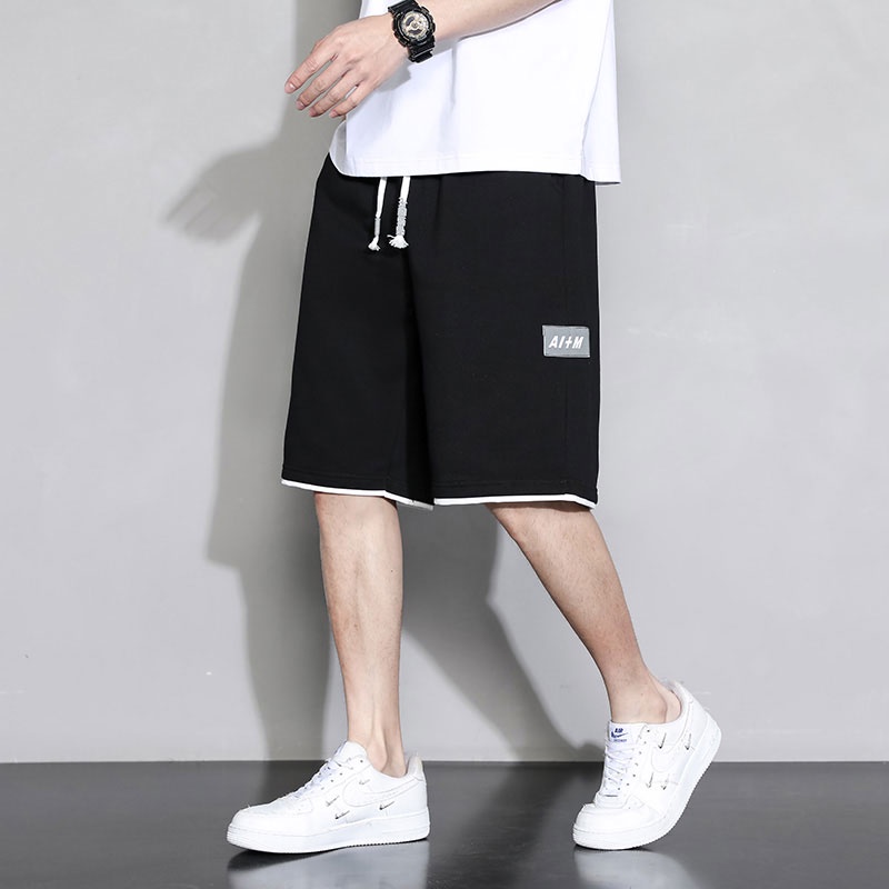 Quần Short Dây Rút Form Rộng Thời Trang Xu Hướng Hàn Quốc Cho Nam