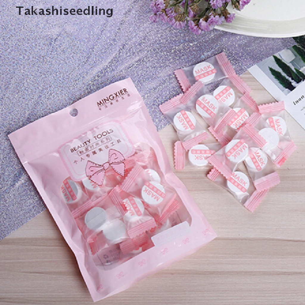(Takashiseedling) Mặt Nạ Nén Vải Không Dệt Dưỡng Ẩm Tự Làm
