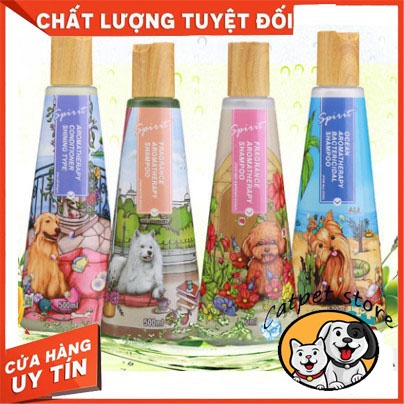 Sữa tắm chó mèo cao cấp SPIRIT,sữa tắm cho thú cưng hương nước hoa SPIRIT,lưu hương lâu.