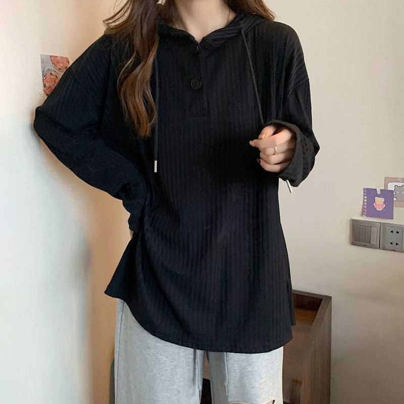 Áo Hoodie Nữ Tay Dài Dáng Rộng Mới