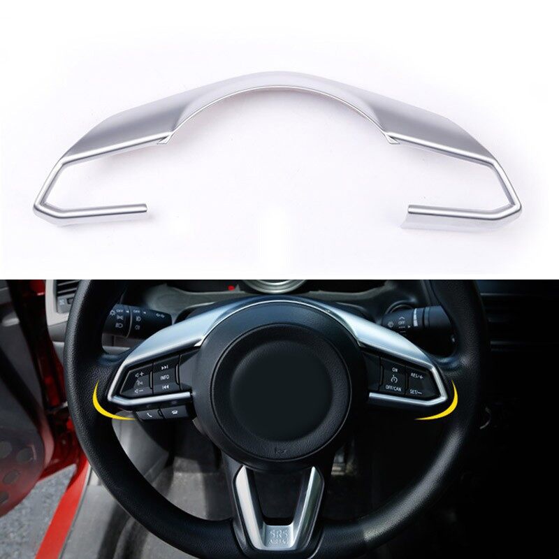 Khung Bảo Vệ Vô Lăng Xe Hơi Bằng ABS Mạ Crom Chuyên Dụng Cho Zerui Mazda CX-5 CX5 2018-2022