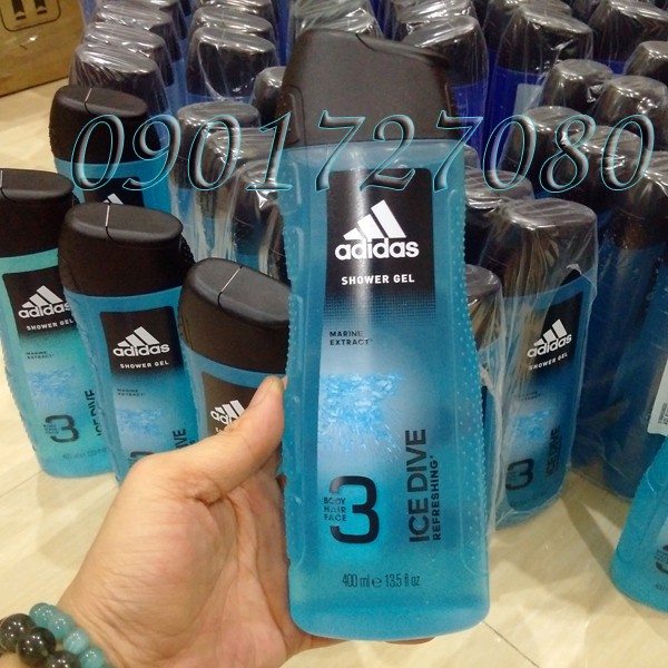 Sữa tắm Adidas ICE DIVE 3in1