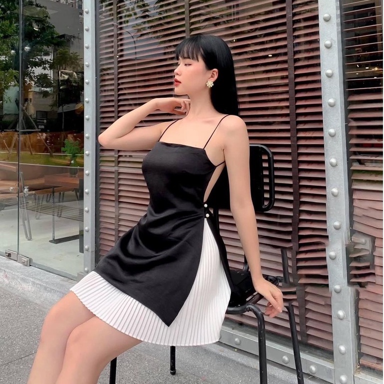Áo 2 dây nữ kiểu hở lưng  Emilyshop ulzzang