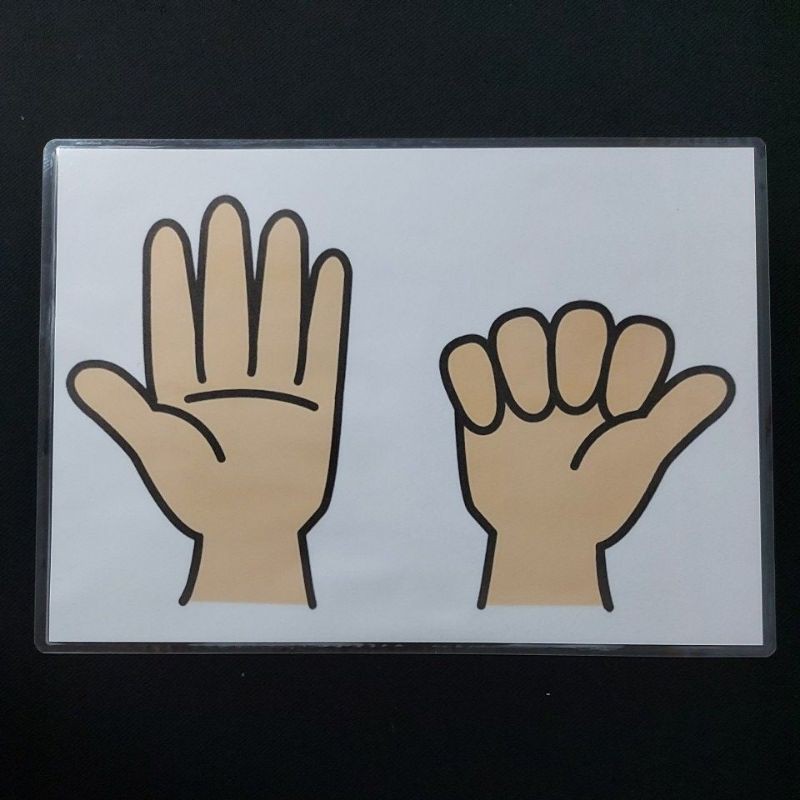 Thẻ bàn tay Finger Math