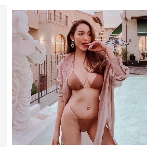 Bộ bikini jersey Dây Xích Metel Mới Với Đôi G Không Hộp