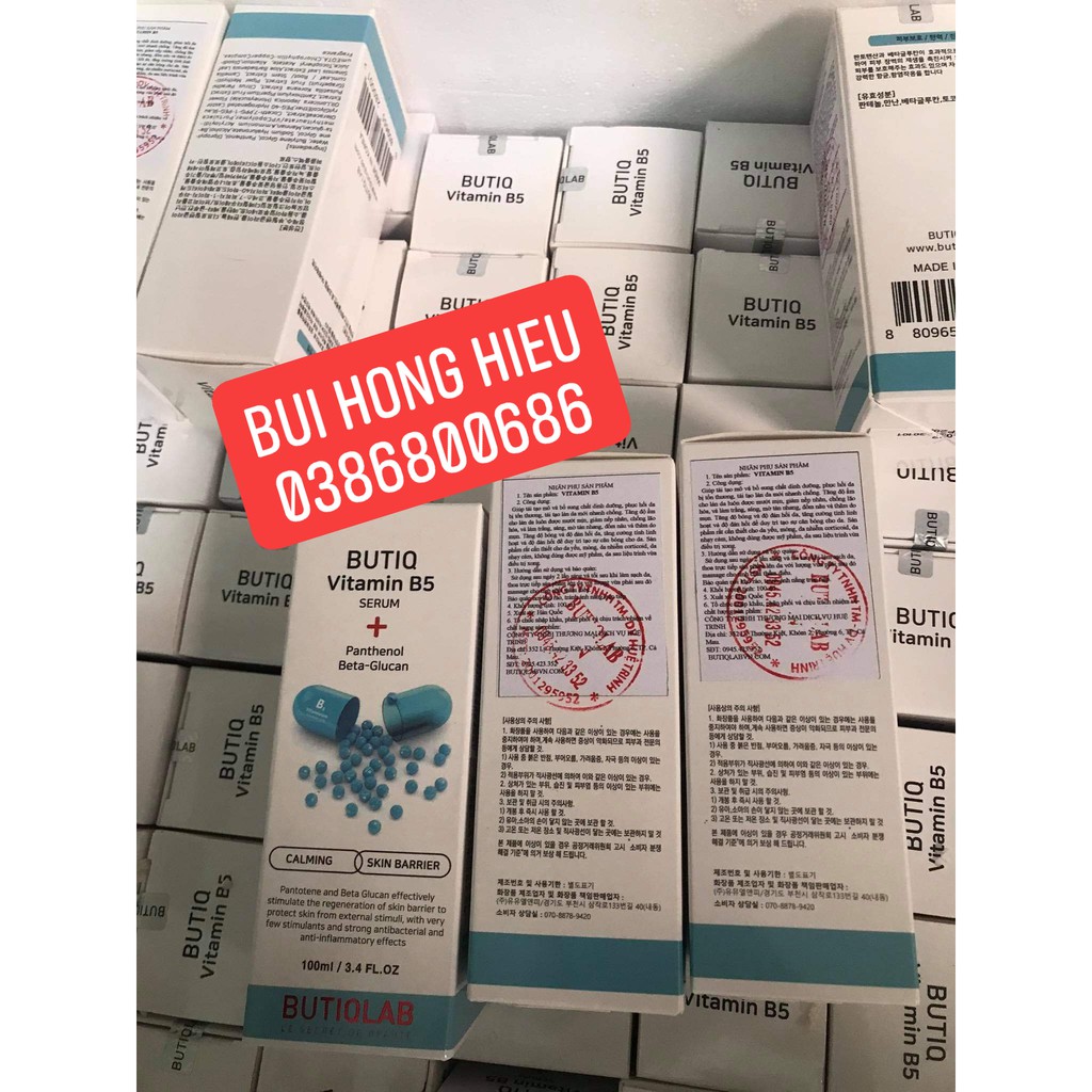 Serum HA BUTIQ LAP Cấp ẩm, căng bóng da - Chai 100ml