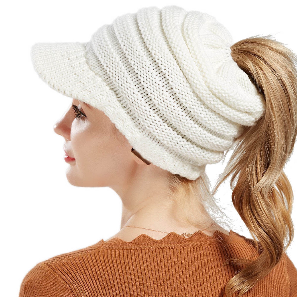 Mũ len giữ ấm kiểu Beanie thời trang có vành nhiều màu sắc đầy cá tính