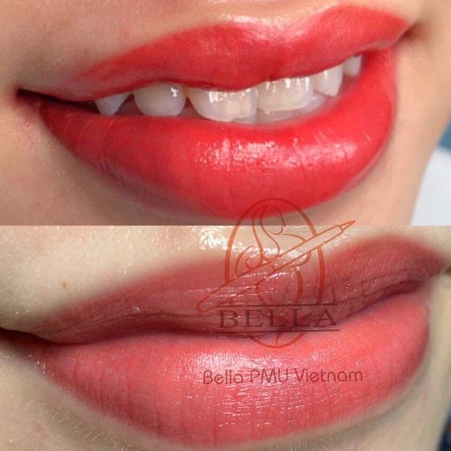 Mực phun môi Vivid Bella, mực phun môi bong đậm