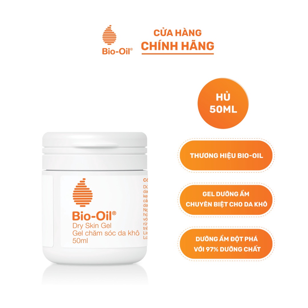 [HSD 8/2025] Gel chăm sóc da chuyên biệt dành cho da khô - BIO-OIL DRY SKIN GEL (lọ 50ml)