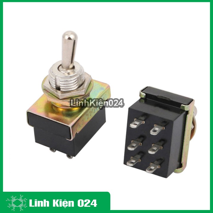 Công Tắc Gạt 6 chân KN3-3 220V-3A