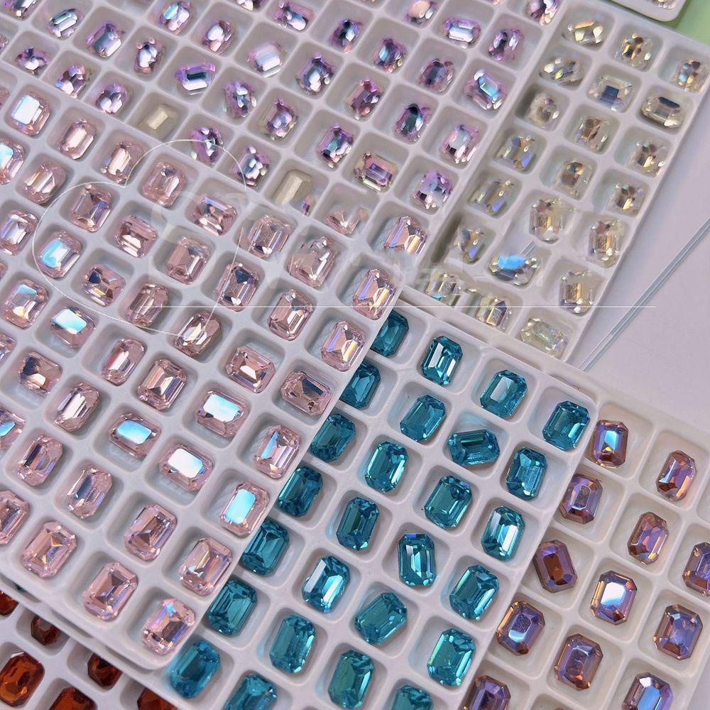 Phụ Kiện Trang Trí Móng Tay Nghệ Thuật Chủ Đề Giáng Sinh Xinh Xắn|Phụ Kiện Trang Trí Móng Tay Hình Chữ Nhật Họa Tiết Trái Tim Lấp Lánh DIY